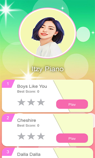 Android application Itzy Piano Tiles Games screenshort
