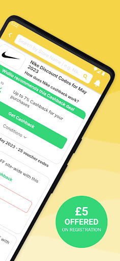 Widilo: Cashback & Vouchers Screen 2