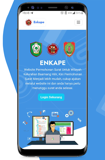 Android application ENKAPE screenshort