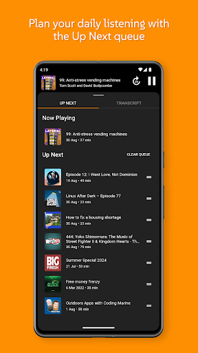 Anytime Podcast Player Screenshot 4 - AppWisp.com