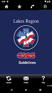 Lakes Region EMS Guidelines Screenshot