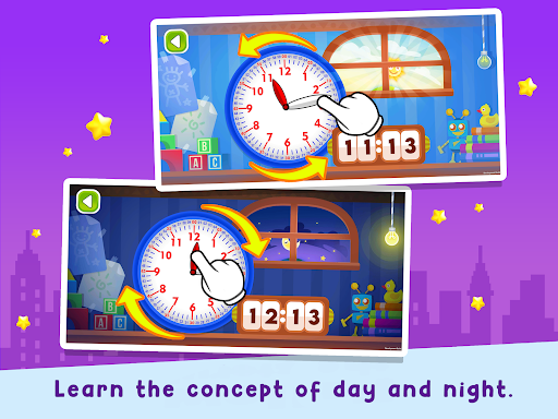 Screenshot of Telling Time Academy