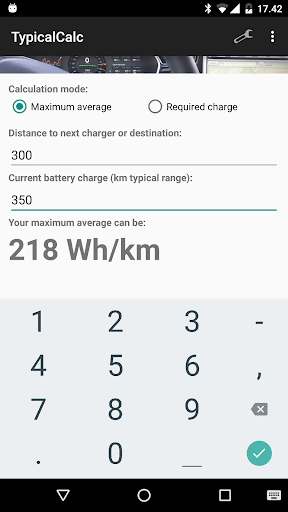 Android application TypicalCalc screenshort