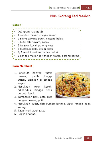 Resep Variasi Nasi Goreng Screen 3