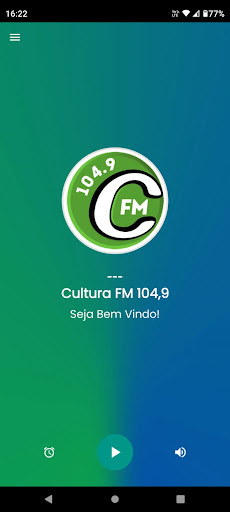 Android application Cultura FM 104,9 - Bom Sucesso screenshort