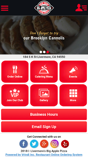 Livermores Big Apple Pizza