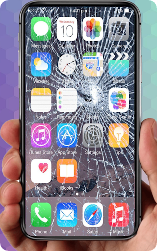 Wallpaper Layar HP Rusak