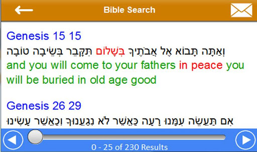 Bible Dictionary & Concordance Screen 2