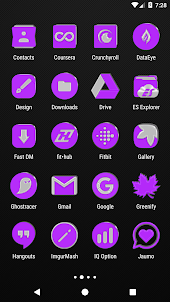 Bright Purple Icon Pack