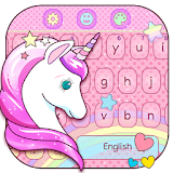 Cute Unicorn Keyboard Theme icon