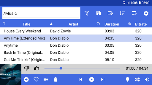 REAL Shuffle Player Screen 2