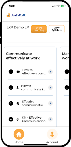 Android application AntWalk screenshort