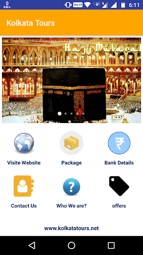 Android application Kolkata Tours screenshort