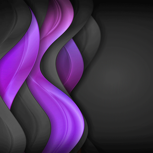 Purple Black Wave - Wallpaper logo