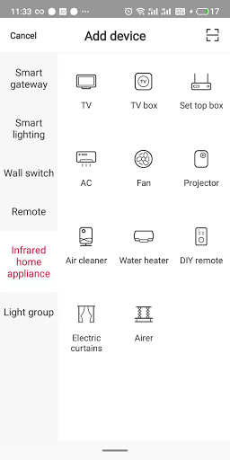 Android application L-Home screenshort