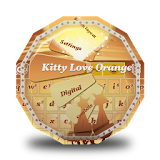 Kitty Love Orange GO Keyboard icon