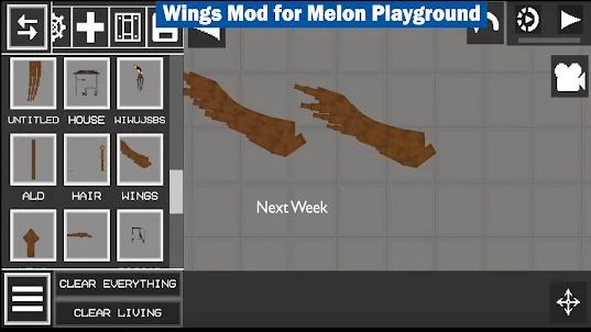 Wings Mod for Melon Playground