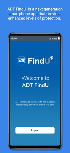 Android application ADT FindU screenshort