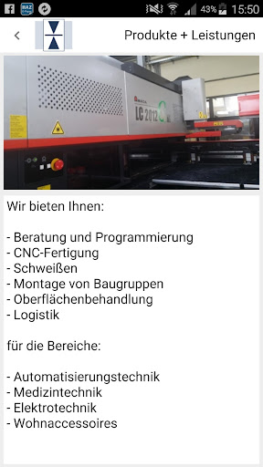 Körber Feinmechanik CNC Lasern Screen 2