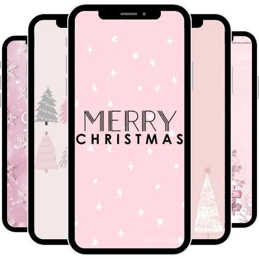 Pink Christmas Wallpapers logo