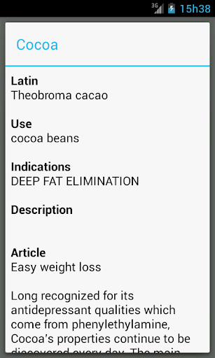 Herbs and Use (Offline) Screen 2