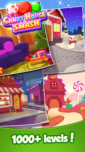 Candy House Smash-Match 3 Game  screenshots 1