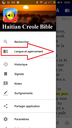 Haitian Creole Français Engl Screen 2