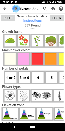 Screenshot of Wildflowers of Mount Everest