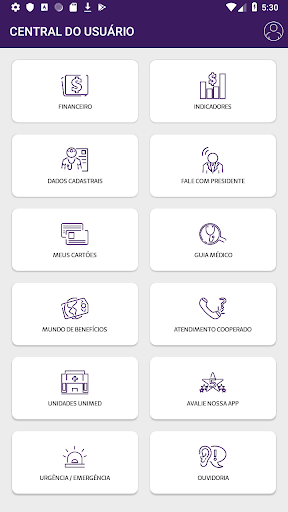 Android application Cooperado Unimed Belém screenshort