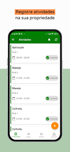 Android application Demetra - Caderno de Campo screenshort