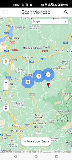 Android application ScanMonção screenshort