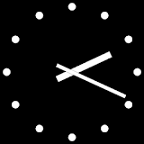 Dots Analog Clock Set icon