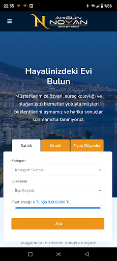 Android application Akgün Noyan screenshort