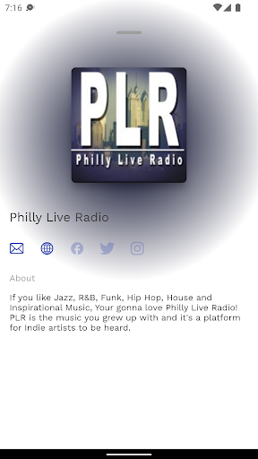 Philly Live Radio (PLR) Screen 3