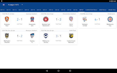 A-League Live: Live football scores, stats & news 8.0.7 Screenshots 9