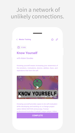 Mentor Training App Screen 2