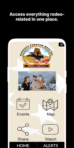 Android application World's Oldest Rodeo screenshort