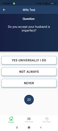 Wife Feelings Calculator