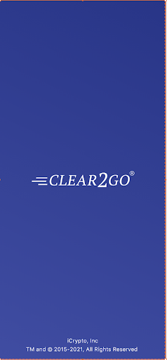 Android application Clear2Go screenshort