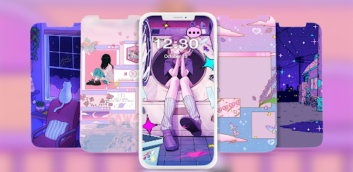 Android application Aesthetic Offline Wallpapers screenshort