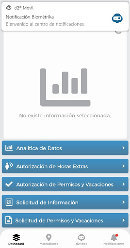 d2®Movil Screen 2