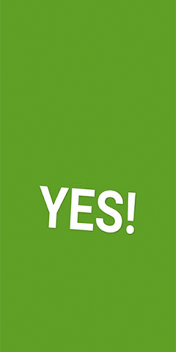 Android application NO or YES screenshort