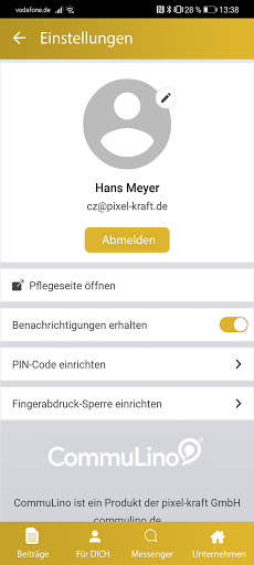 Ihr Unternehmen Screen 3