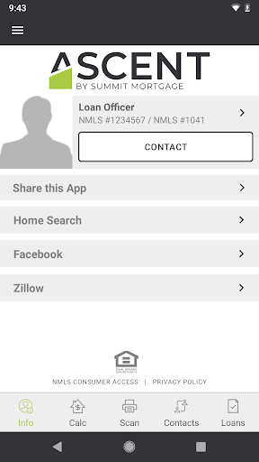 Android application Summit Mortgage screenshort