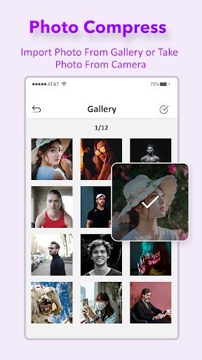 Photo Compress, Resize, Crop Screen 2