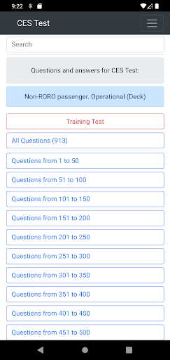 Non-RORO passenger-Operational Screen 2