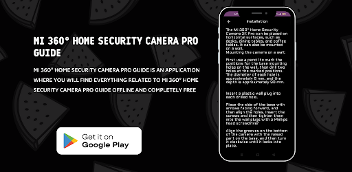 Android application Mi Home Security Cam pro guide screenshort