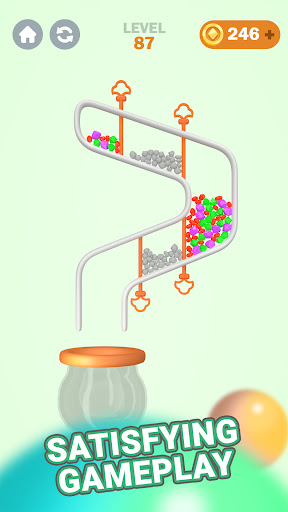 Android application Pull Pin Games : Pin Out 3D screenshort