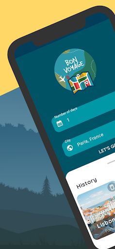 Android application Bon Voyage - Maps Travel Plan screenshort