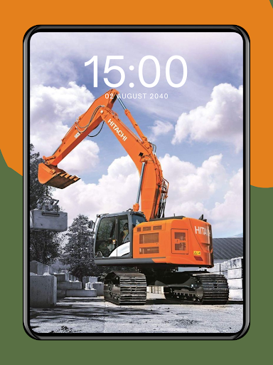 Excavator Wallpaper 4K